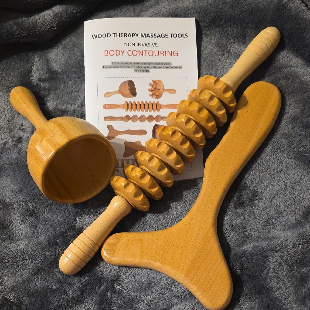 Wood Therapy Massage Tools Set